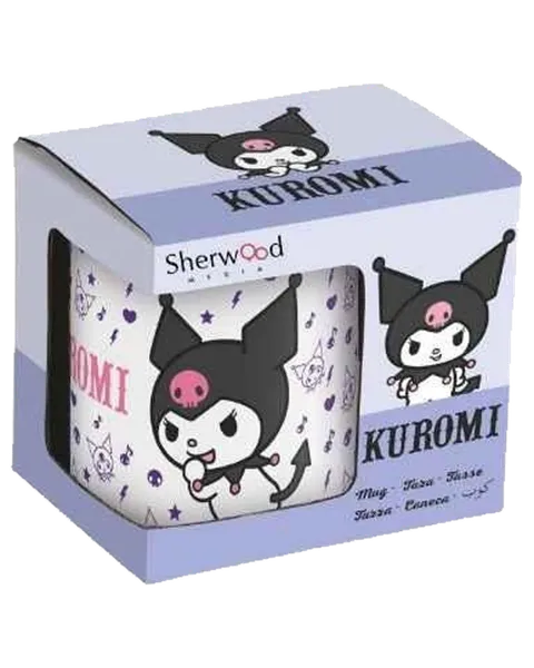 Taza de 325 ml Blanca Kuromi