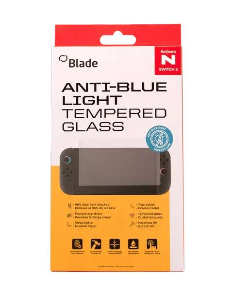 Cristal templado con filtro de Luz Azul Switch 2