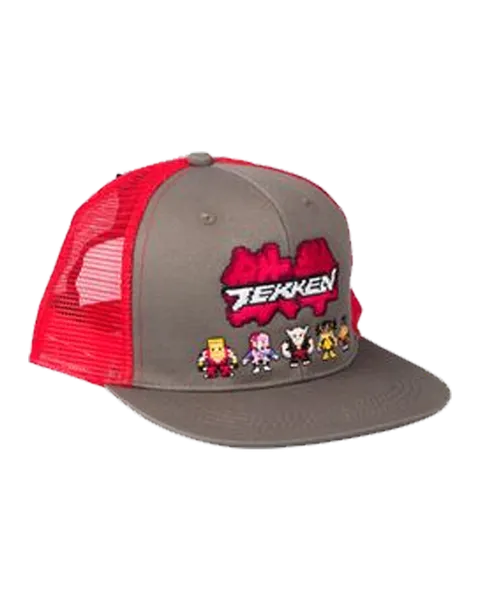 Gorra Gris Roja Tekken