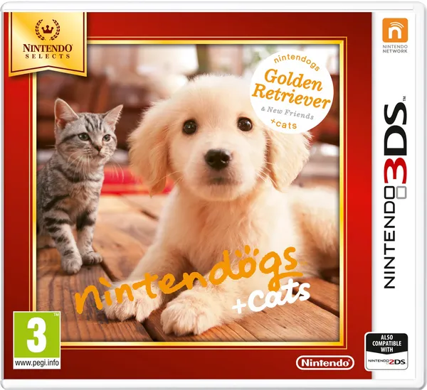 Nintendogs and Cats 3D: Golden Retriever (Select)