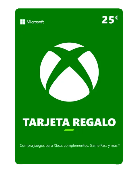 Tarjeta Prepago Xbox Live 25€