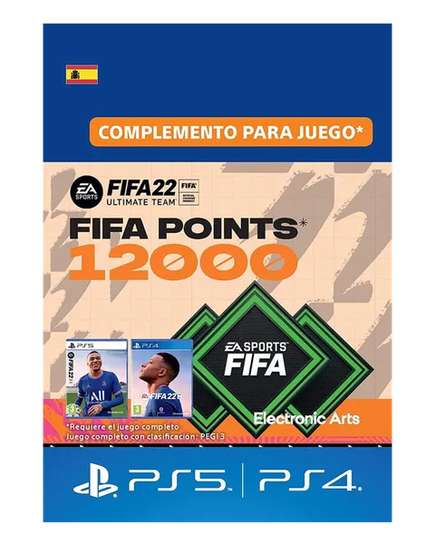 FIFA 22: Ultimate Team 12000 Puntos FUT
