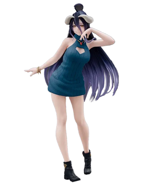 Figura Albedo Knit Dress Overlord Edición Renewal 20cm