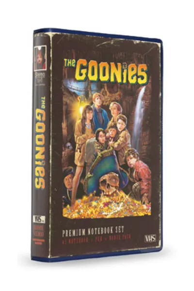 The Goonies Set Papeleria Vhs (Libreta, Chapas Y Boligrafo) The Goonies