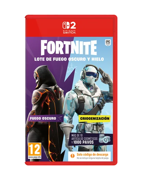 Fortnite Lote de Fuego Oscuro y Hielo