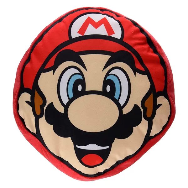 Super Mario - Cojín 30 cm Mario Face