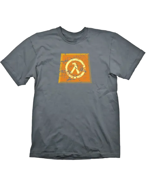 Camiseta Gris Halflife Lambda Logo T-L