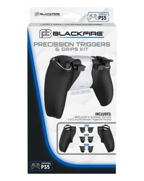 Gatillos de precisión + Grips Blackfire PS5