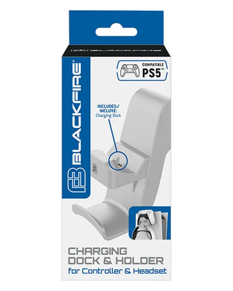 Cargador Doble para Dualshock PS4 Blanco con Licencia Oficial