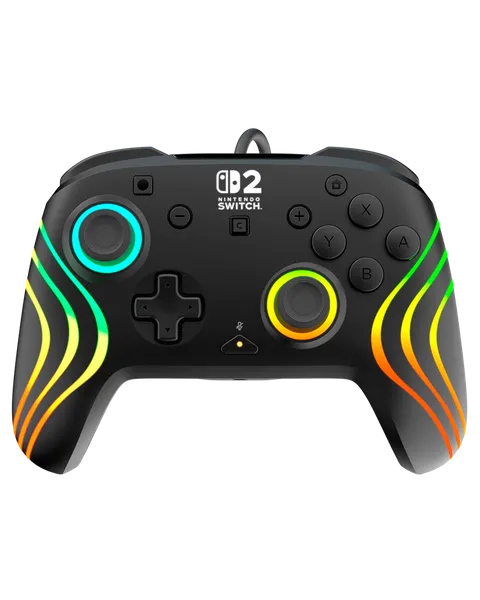 Mando Afterglow Wave Negro con Cable