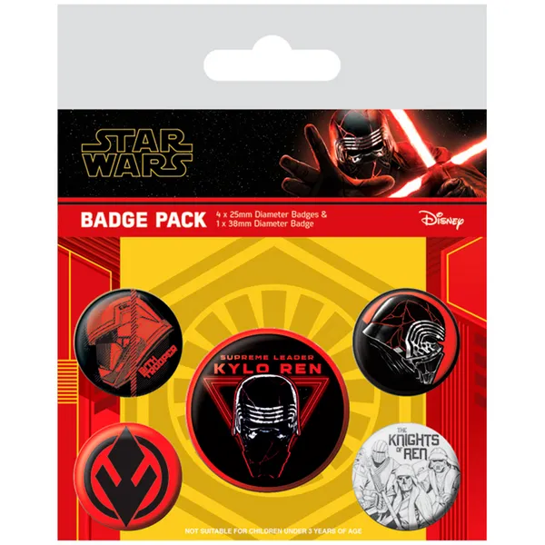 Star Wars (Episode 9) - Pack De Chapas Sith