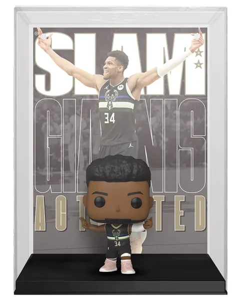 Figuras POP! NBA Giannis Antetokounmpo Slam Cover