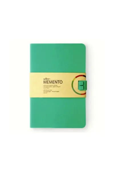 Libreta Memento L Azul Turquesa/Turquoise