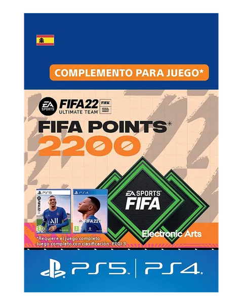 FIFA 22: Ultimate Team 2200 Puntos FUT