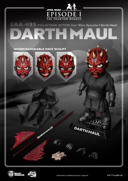 Figura Egg Attack Star Wars Episodio I Darth Maul