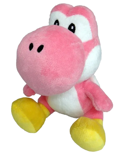 Peluche Yoshi Rosa Super Mario 20 cm