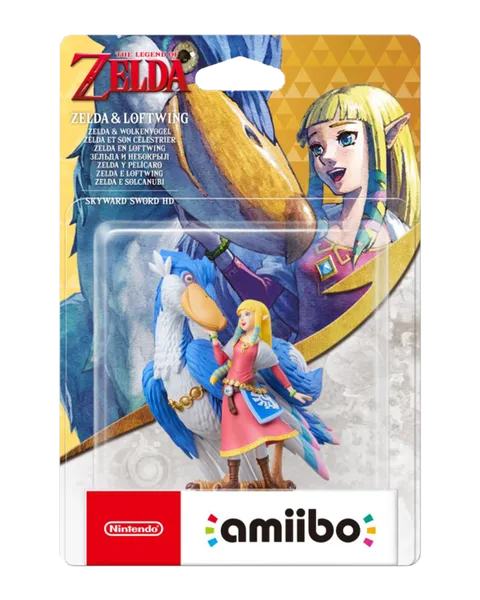 Figura Amiibo Zelda y Pelícaro (serie Zelda)