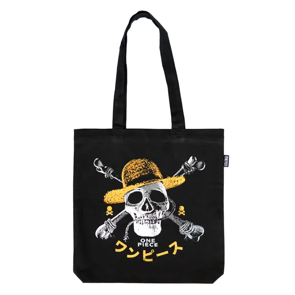 Bolso De Tela One Piece Netflix - Jolly Roger