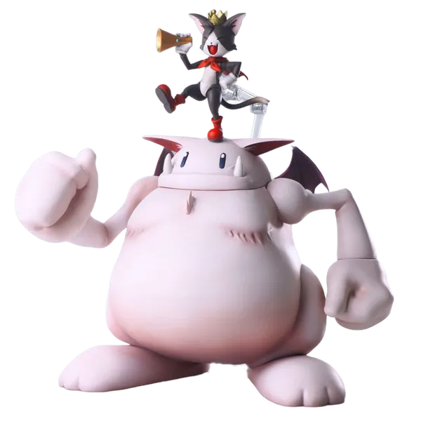 Figura Final Fantasy VII Set Caith Sith & Fat Moogle 20cm