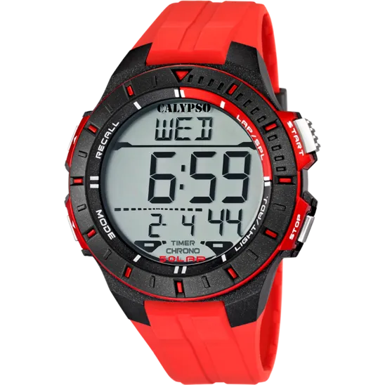 Reloj Calypso Color Splash K5607/5 Correa De Caucho, Hombre