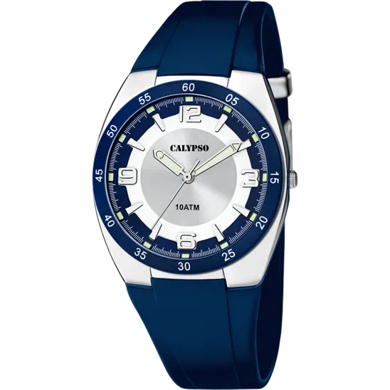 Reloj Calypso Street Style K5753/2 Blanco Correa De Caucho, Hombre