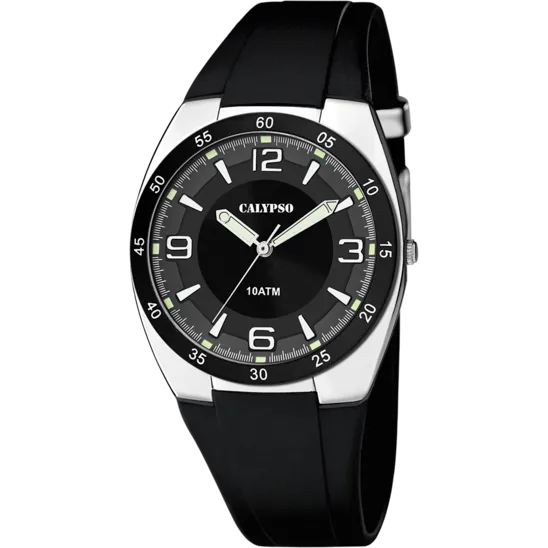 Reloj Calypso Street Style K5753/3 Negro Correa De Caucho, Hombre
