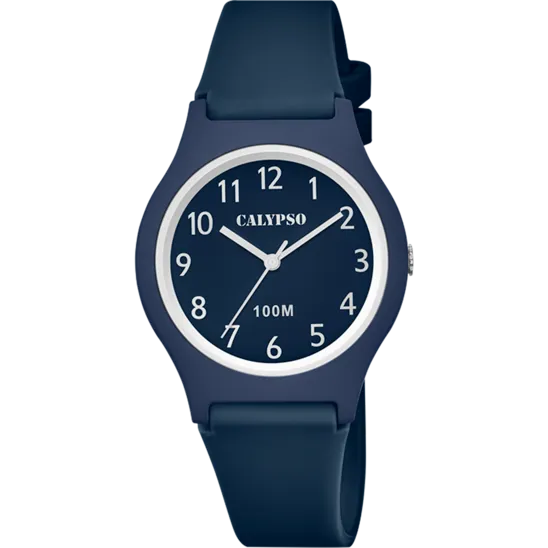Reloj Calypso Sweet Time K5798/4 Azul Correa De Caucho, Infantil