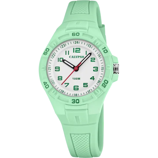 Reloj Calypso Junior Collection K5832/1 Blanco Correa De Caucho, Infantil
