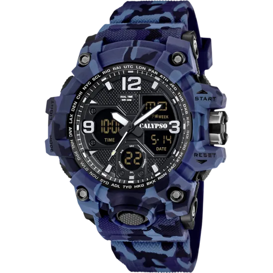 Reloj Calypso X-trem K5855/2 Azul Hombre