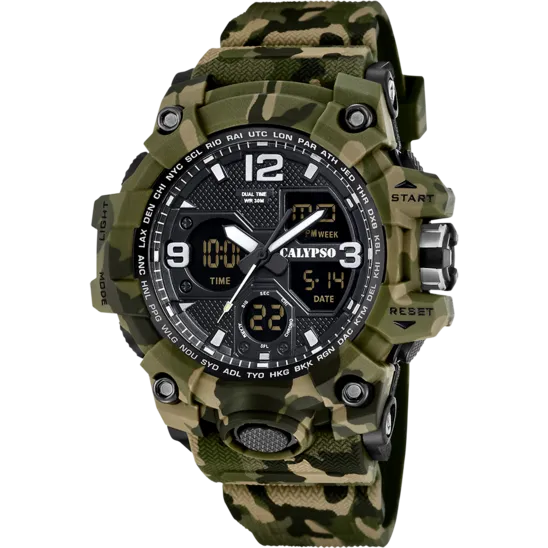 Reloj Calypso X-trem K5855/3 Verde Hombre