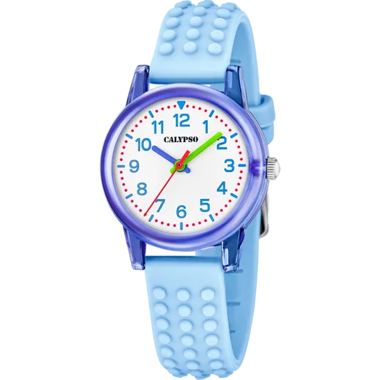 Reloj Calypso Novedades K5876/2 Blanco Correa De Caucho, Nina