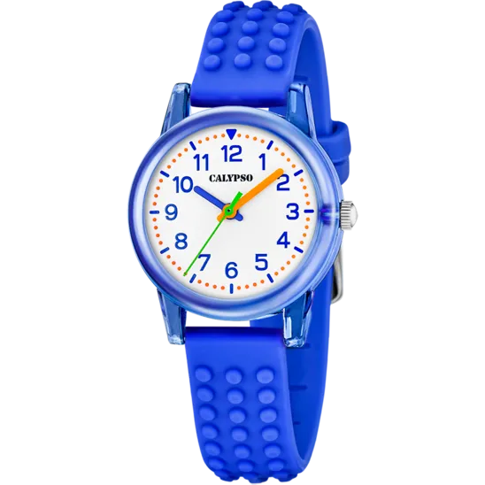 Reloj Calypso Novedades K5876/4 Blanco Correa De Caucho, Nina