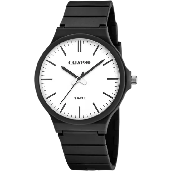 Reloj Calypso Sweet Time K5879/3 Blanco Correa De Caucho, Hombre