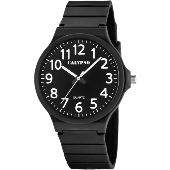 Reloj Calypso Sweet Time K5879/5 Negro Correa De Caucho, Hombre