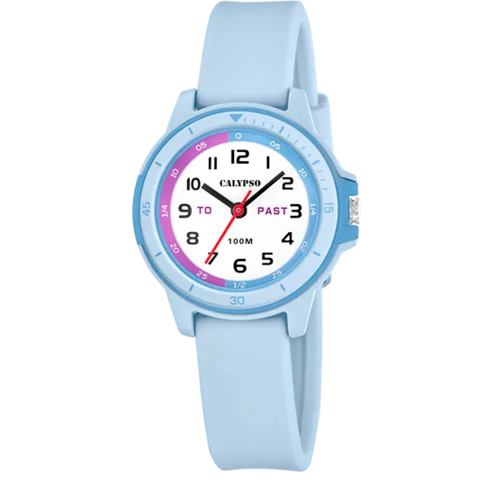 Reloj Calypso My First Watch K5881/2 Blanco Correa De Caucho, Unisex