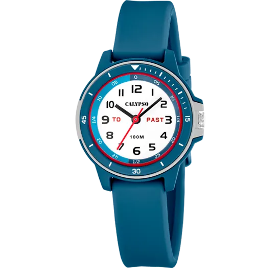 Reloj Calypso My First Watch K5881/4 Blanco Correa De Caucho, Unisex
