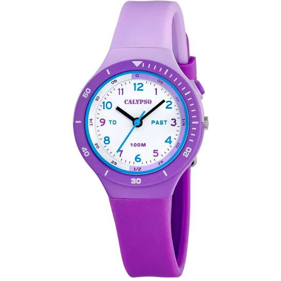 Reloj Calypso My First Watch K5882/2 Blanco Correa De Caucho, Unisex