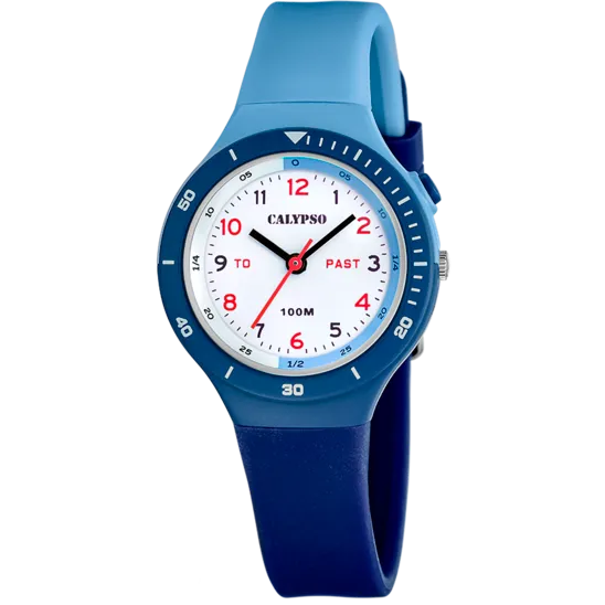 Reloj Calypso My First Watch K5882/3 Blanco Correa De Caucho, Unisex