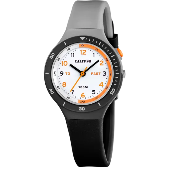 Reloj Calypso My First Watch K5882/4 Blanco Correa De Caucho, Unisex