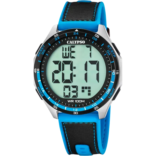 Reloj Calypso Flash Time K5887/3 Correa De Caucho, Hombre