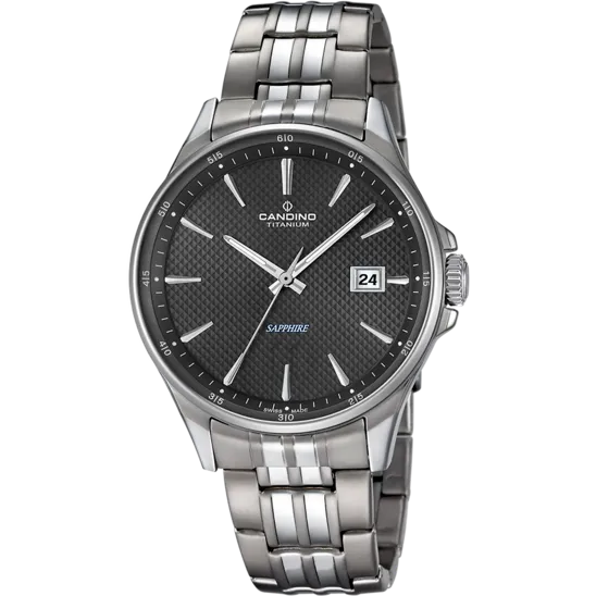 Reloj Candino Swiss Titanium C4606/d Negro Correa De Titanio, Hombre