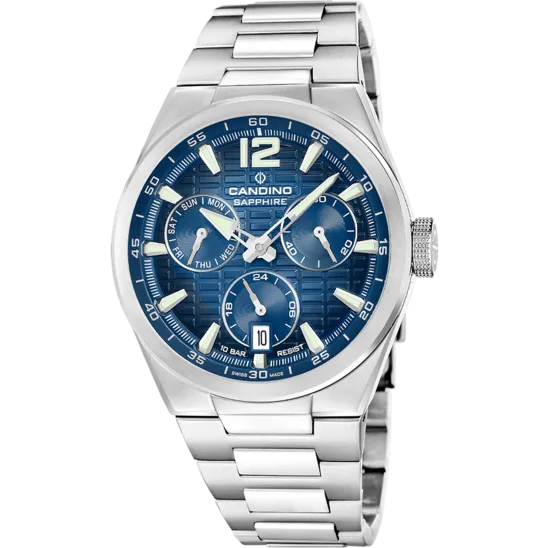 Reloj Candino Swiss C4796/1 Azul Hombre