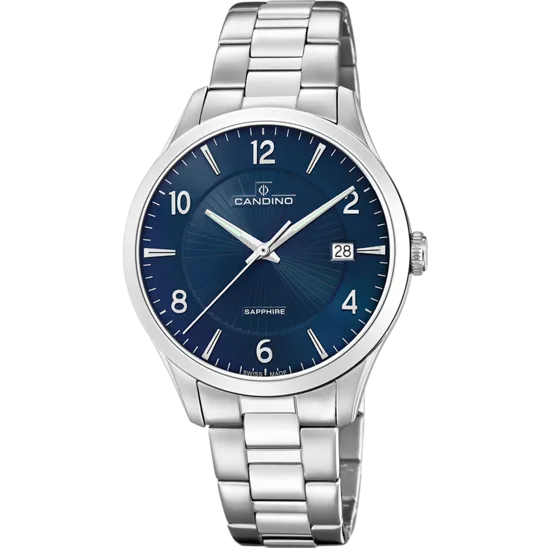 Reloj Candino Swiss Couple Classic C4798/2 Brazalete De Acero Inoxidable, Hombre