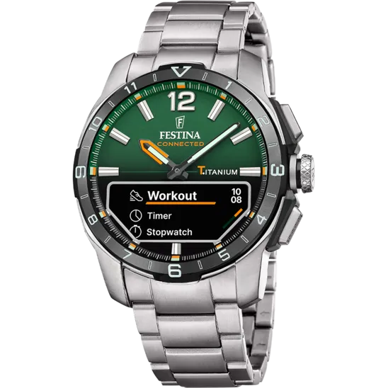 Reloj De Hombre Festina Connected D F23000/f + Pulsera Azul Adicional