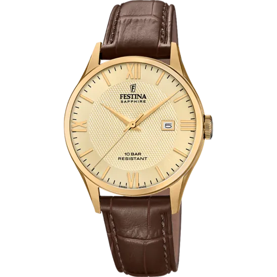 Reloj De Hombre Festina Swiss Made Classics F20010/5
