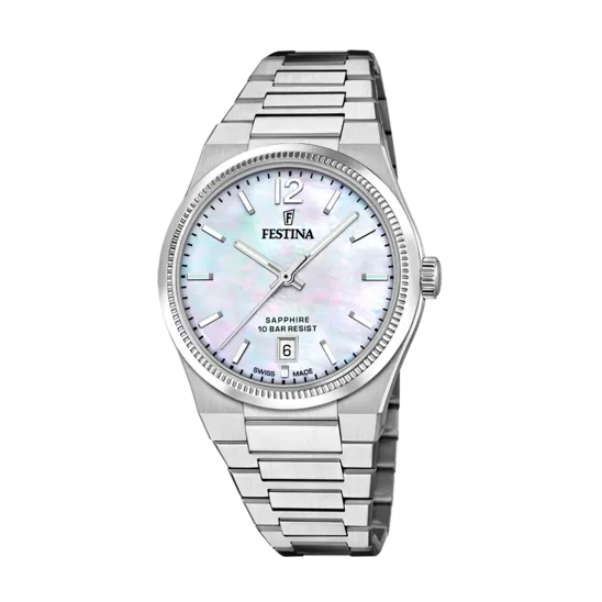 Reloj De Mujer Festina Swiss Made Rivé F20052/1