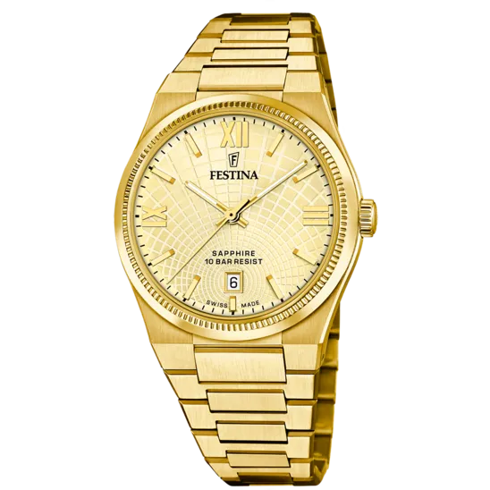 Reloj De Hombre Festina Swiss Made Rivé F20057/2