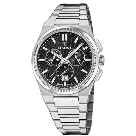 Reloj De Hombre Festina Swiss Made Rivé F20059/4