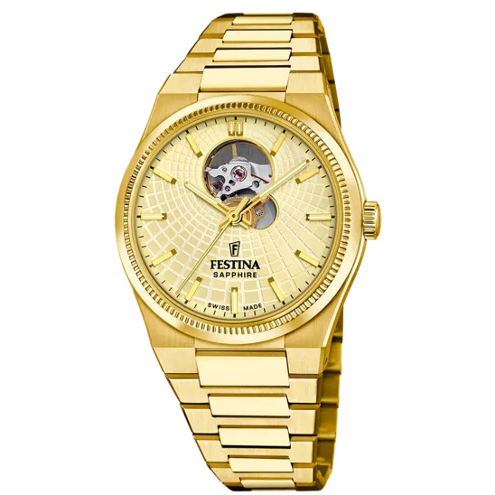Reloj De Hombre Festina Swiss Made Rivé F20062/2