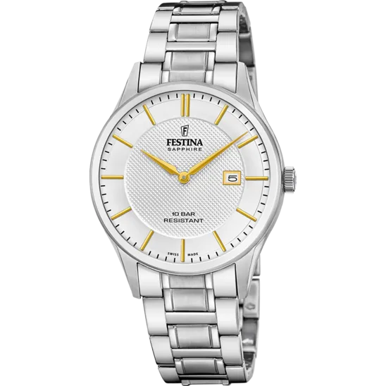 Reloj De Hombre Festina Swiss Made Classics F20067/2